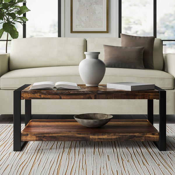 Greyleigh™ Telfair Sled Coffee Table with Storage & Reviews Wayfair